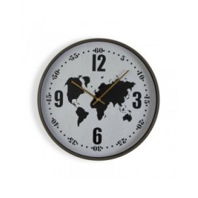Orologio da Parete Versa Metallo Mappamondo 4,1 x 40,6 x 40,6 cm