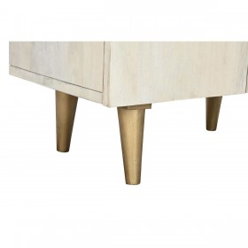 Credenza DKD Home Decor 80 x 45 x 140 cm Naturale Bianco Legno di mango