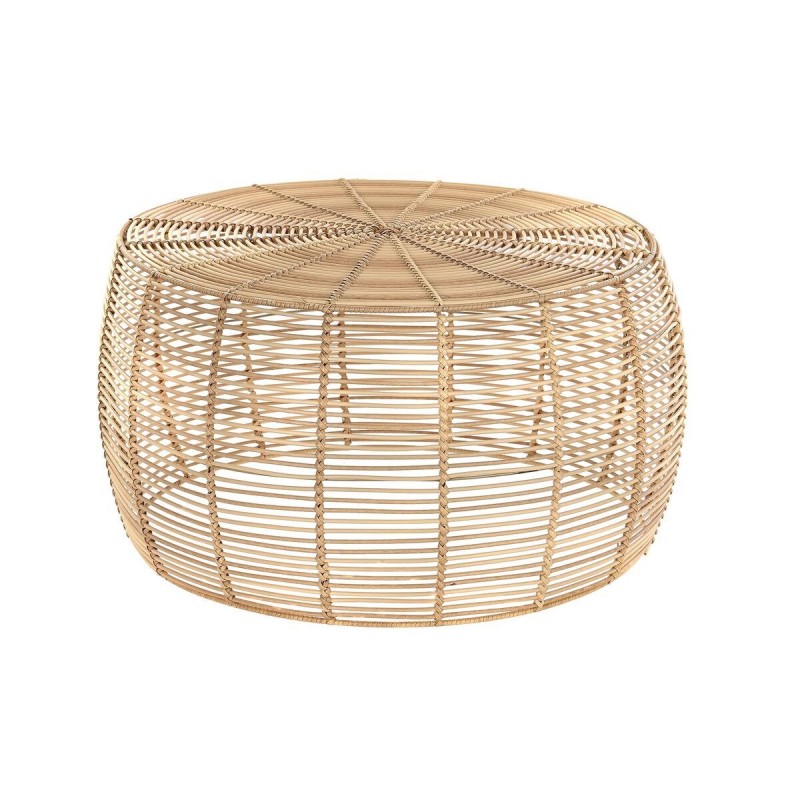 Tavolino da Caffè DKD Home Decor Naturale Metallo polipropilene 70 x 70 x 38 cm