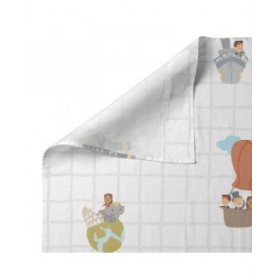 Set di Lenzuola HappyFriday Mr Fox World Trip Multicolore Singolo 2 Pezzi