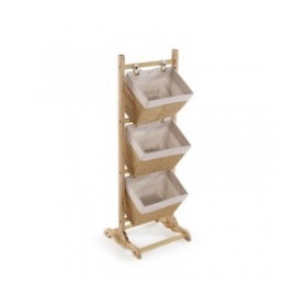 Scaffale da Bagno Versa Zenit Marrone 35 x 102 x 35 cm