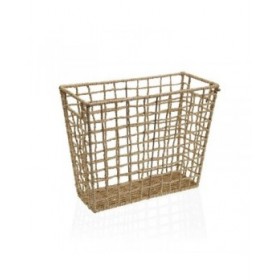 Cesto per i Panni Sporchi Versa Nadir Marrone 15 x 27 x 35 cm