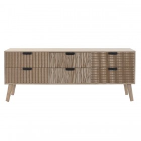 Mobile TV DKD Home Decor Abete Marrone Legno MDF 120 x 40 x 47 cm