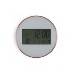 Orologio da Parete Versa Bianco Plastica Minimalista 2,8 x 25 x 25 cm