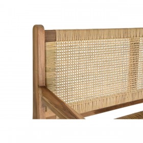 Panca DKD Home Decor Marrone Naturale 120 x 76 x 68 cm