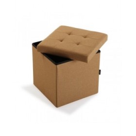 Cassapanca Smontabile Versa Senape Legno MDF 38 x 37,5 x 38 cm