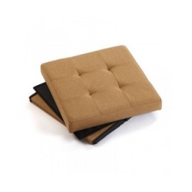 Cassapanca Smontabile Versa Senape Legno MDF 38 x 37,5 x 38 cm