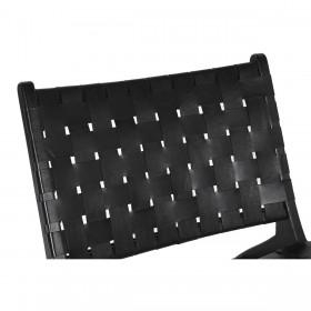 Sedia da Sala da Pranzo DKD Home Decor Nero 65 x 79 x 70 cm