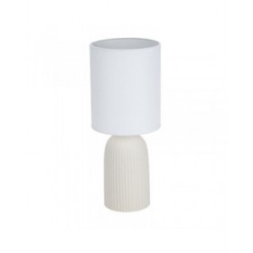 Lampada da tavolo Versa Cotone Ceramica 40 W 15 x 36 cm