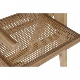 Sedia da Sala da Pranzo DKD Home Decor Naturale Teca Rattan (58 x 56 x 82 cm)