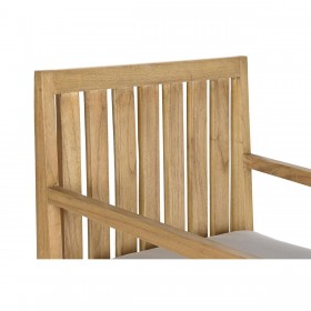 Poltrona DKD Home Decor Naturale Poliestere 60 x 80 x 90 cm