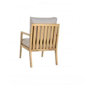 Poltrona DKD Home Decor Naturale Poliestere 60 x 80 x 90 cm