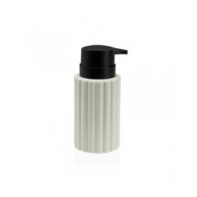 Dispenser di Sapone Versa Bianco Ceramica Bambù