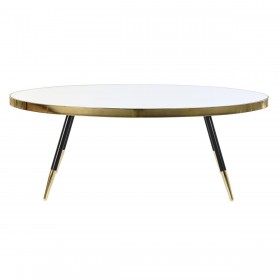 Tavolino da Caffè DKD Home Decor Specchio Acciaio (110 x 50 x 41,5 cm)