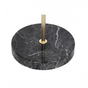 Tavolo aggiuntivo DKD Home Decor Nero Trasparente Dorato Cristallo Acciaio 45 x 45 x 50 cm