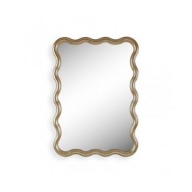 Specchio da parete Versa Dorato 2,6 x 70,2 x 50,2 cm