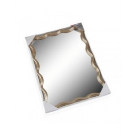 Specchio da parete Versa Dorato 2,6 x 70,2 x 50,2 cm