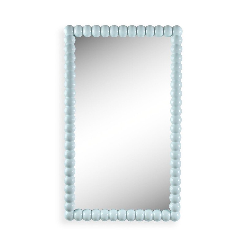 Specchio da parete Versa Azzurro 3,8 x 76 x 45,5 cm
