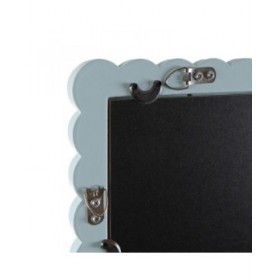 Specchio da parete Versa Azzurro 3,8 x 76 x 45,5 cm