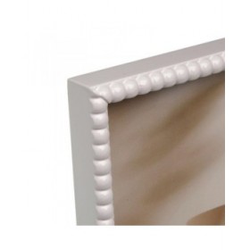 Cornice Portafoto Versa Bianco Legno MDF 2 x 21,3 x 16,3 cm