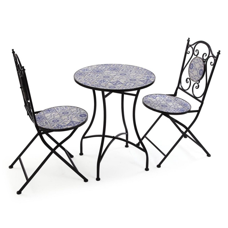 Tavolo con 2 sedie Versa Melo 60 x 71 x 60 cm