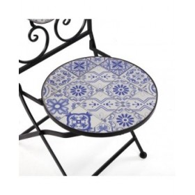 Tavolo con 2 sedie Versa Melo 60 x 71 x 60 cm