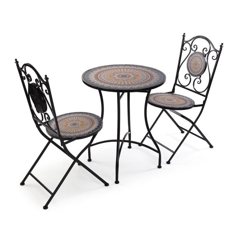 Tavolo con 2 sedie Versa Creta 60 x 71 x 60 cm