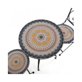 Tavolo con 2 sedie Versa Creta 60 x 71 x 60 cm