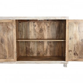 Credenza DKD Home Decor Naturale Bianco Legno di mango (193 x 40,6 x 91,4 cm)