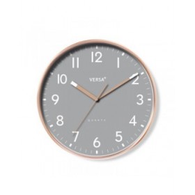 Orologio da Parete Versa Grigio Plastica 4 x 30 x 30 cm
