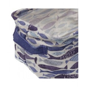 Set di Cestini Versa Aqua 2 18 x 14 x 28 cm