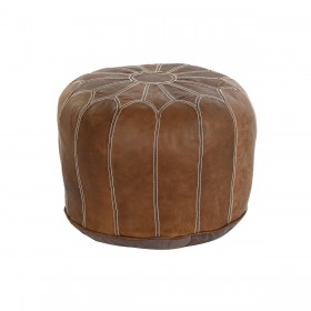 Poggiapiedi DKD Home Decor Marrone Vintage 48 x 48 x 35 cm