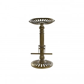 Sgabello DKD Home Decor Dorato Metallo (44 x 33 x 82 cm)