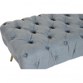 Panca DKD Home Decor   103 x 46 x 42 cm Azzurro Dorato Metallo