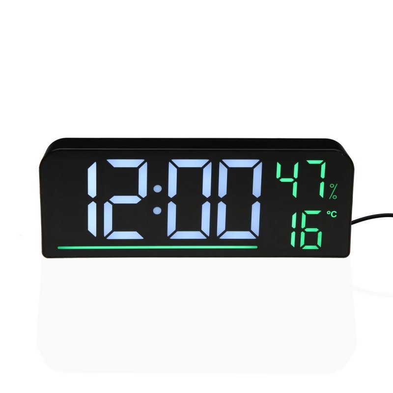 Orologio-Sveglia Versa Bianco Nero Verde