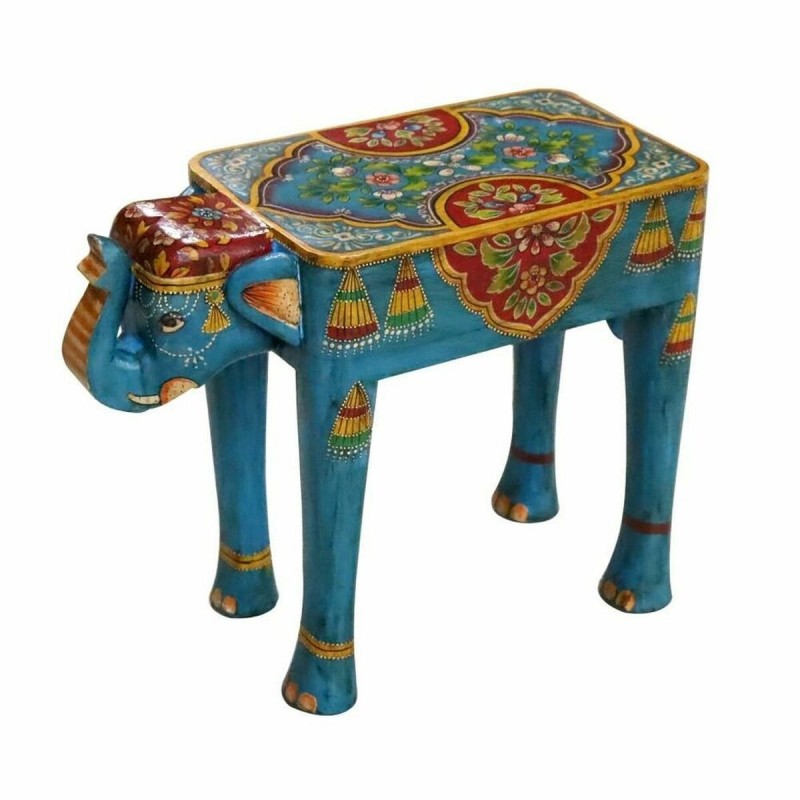 Tavolo aggiuntivo DKD Home Decor Multicolore Legno Legno di mango Legno MDF 58 x 29 x 40 cm