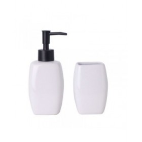 Set da Bagno Versa Bianco Ceramica