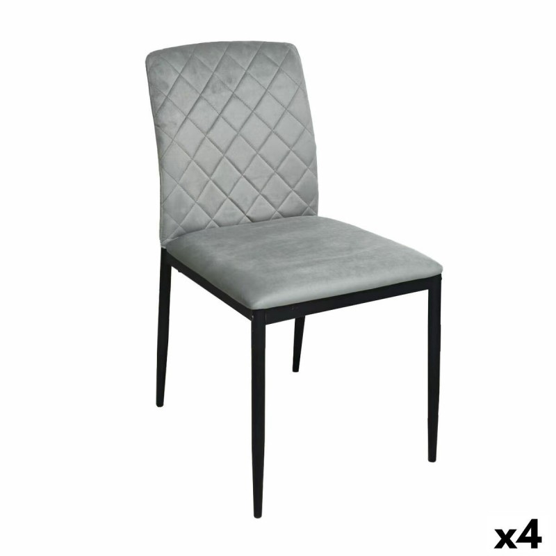 Sedia Versa ZEGERS  Grigio 58 x 83 x 44 cm (4 Unità)