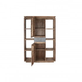 Scaffale DKD Home Decor Sheesham Marrone Grigio Naturale Legno 120 x 40 x 185 cm