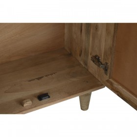 Credenza DKD Home Decor Marrone Naturale Rattan Legno di mango 150 x 40 x 65 cm