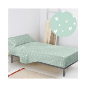 Set di Lenzuola HappyFriday HF Mini Fairy Dust Multicolore Singolo 2 Pezzi