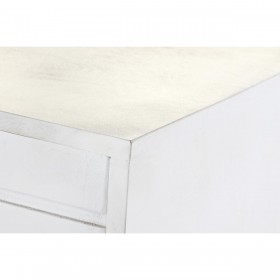 Credenza DKD Home Decor Rombos Bianco Ottone Legno di mango (157 x 43 x 84 cm)