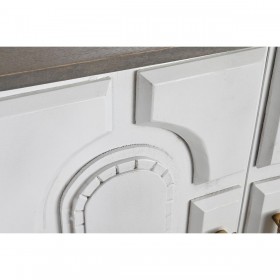 Credenza DKD Home Decor Grigio Dorato Metallo Bianco Legno di mango (152 x 43 x 84 cm)