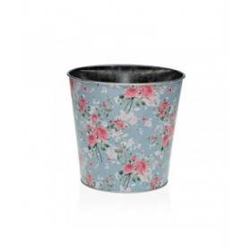 Vaso Versa XL Azzurro Metallo Minimalista 16,5 cm