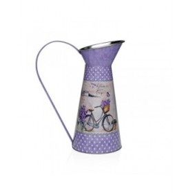 Vaso Versa Lilla Metallo Bicicletta 16 x 28 x 22 cm