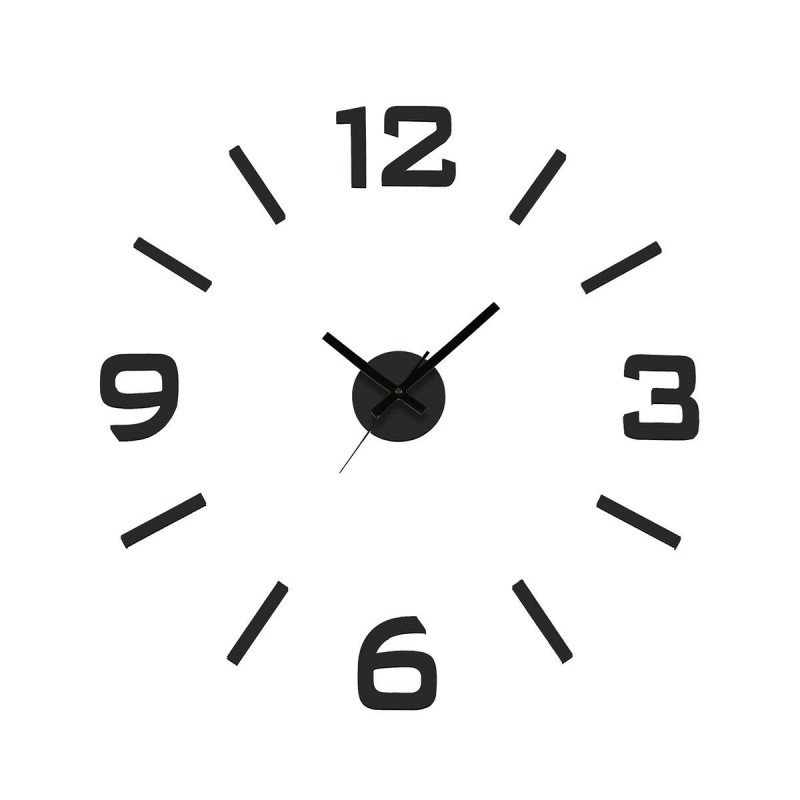 Orologio da Parete Versa Nero Plastica