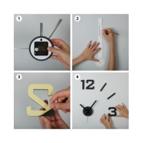 Orologio da Parete Versa Nero Plastica