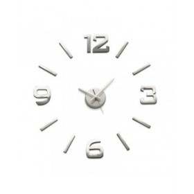 Orologio da Parete Versa Argentato polipropilene