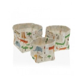 Cestino Versa Tessile 10 x 10 x 10 cm 14 x 14 x 14 cm 12 x 12 x 12 cm