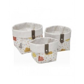 Cestino Versa Tessile 10 x 10 x 10 cm 14 x 14 x 14 cm 12 x 12 x 12 cm